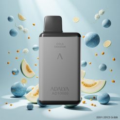 Adalya AD 10000 Puffs Engangs Vape Romgrå Blåmelon med 14 ml e-væske og 650 mAh batteri