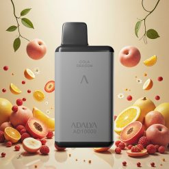 Adalya AD 10000 Puffs Engangs Vape Romgrå Koladrage (14 ml, 2% nikotin)