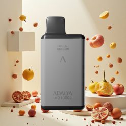 Adalya AD 10000 Puffs Engangs Vape Romgrå med PC-munnstykke og 14 ml e-væske
