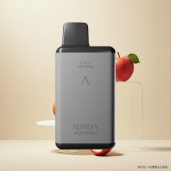 Adalya AD 10000 Puffs Engangs Vape - To Epler (Romgrå, 14 ml)
