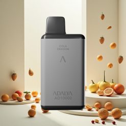 Adalya AD 10000 Puffs Engangsdamp Romgrå med 14 ml e-væske og 2% nikotin
