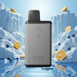Adalya AD 10000 Puffs Engangsvaper – Romgrå – 14 ml e-væske – Blå Is