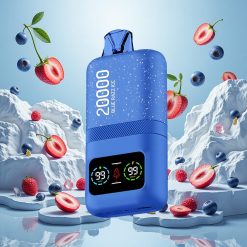 Aivono AIM MAGIC 20000 Puffs Blå bringebær is med 26ml E-væske og LCD-skjerm