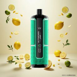 Al Fakher Crown Bar 15K Hypermax Engangs Vape Kit Sitron Lime med 22ml E-væske og 15 000 Puff
