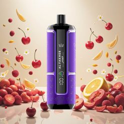 Al Fakher Crown Bar 15K Hypermax Engangs Vape Kit med 22ml E-væske og Kirsebær Fiesta
