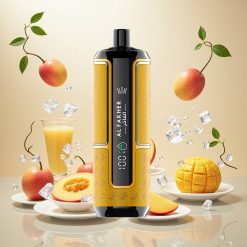 Al Fakher Crown Bar 15K Hypermax Engangs Vape Kit med 22ml E-væske og Mango Is