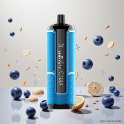 Al Fakher Crown Bar 15K Hypermax Engangs Vape Kit med 22ml e-væske og Blåbærtyggegummi