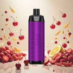 Al Fakher Crown Bar 8000 Krystall Engangs Vape – Kirsebær Fest (18ml e-Væske, 8000 Pust)