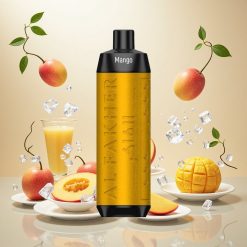 Al Fakher Crown Bar 8000 Krystall Engangs Vape Mango Is (18ml e-Væske, 8000 Pust)