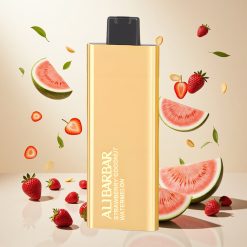 Alibarbar Pandora 7000 Puffs Engangs E-vape Jordbær Kokosnobb Vannmelon 17 ml