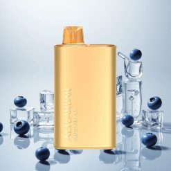 Alibarbar Rich 8000 Puffs Engangs E-sigarett med 20ml Væske og Blåbær Is