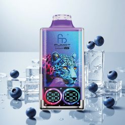 Fumot Leopard 40K Puffs Engangs Vape Blåbær på Is med 5% Nikotin og 700mAh Batteri