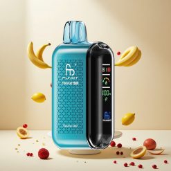 Fumot Tornado 20000 Puffs Engangsdamp Banan Kake med 20ml E-væske og Smart Display