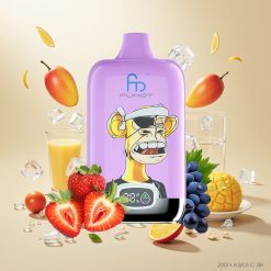 Fumot Tornado Digital Box 12000 Puffs Mango På Is med 20ml E-Væske og Mesh Coil