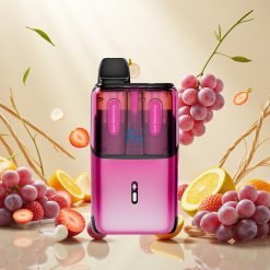 Fumot Ultra T32000 Engangs E-Sigaret med 32000 Puff og Drue Regnbue Dråper - Jordbær Regnbue Dråper