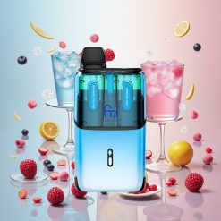 Fumot Ultra T32000 Engangs Vape Blå Bringebær Lemonade - Rosa Lemonade med 32000 Puff og 24ml E-Væske