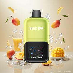 GEEK BAR 2GO 20ml 50000 Puffs To Serie Engangs Vape Penn med Mexico Mango Is og Justerbar Smak/Kulhet