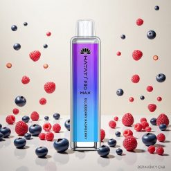 Hayati Pro Max 4000 Puffs Engangs Vape Blåbær Bringebær med 1400mAh Batteri