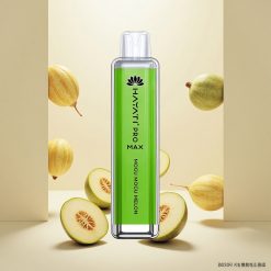 Hayati Pro Max 4000 Puffs Engangs Vape med 5% Nikotin og Mogu Mogu Melon