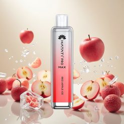 Hayati Pro Max 4000 Puffs Engangsdamp Rød Eple-Is med 1400mAh Batteri og 2ml Tank