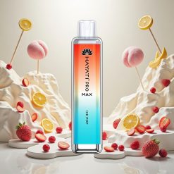 Hayati Pro Max 4000 Puffs Engangsdamp med Ispop Smak og 1400mAh Batteri