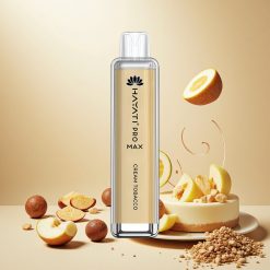 Hayati Pro Max 4000 Puffs Engangsdamp med Krem Tobakk og 1400mAh Batteri