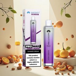 Hayati Pro Max 4000 Puffs Engangsdamper med 1400mAh Batteri og Sommerdrøm