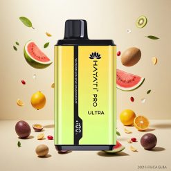 Hayati Pro Ultra 15000 Puffs (850mAh) Vannmelon Kiwi Pasjonsfrukt
