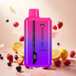 Hayati Pro Ultra 15000 Puffs Svartsolbær Sitronade Jordbær Sitronade 2 12ml