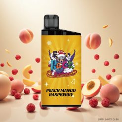 IGET Bar 3500 Puffs Engangsdamper Fersken Mango Bringebær med 1400 mAh Batteri