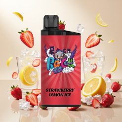 IGET Bar 3500 Puffs Engangsdamper med Jordbær Sitron Is og 1400 mAh Batteri