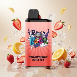 IGET Bar Pro 10000 Puffs Engangs Vape Jordbær Kiwi Is med 2000 mAh Batteri