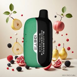 IGET Moon K5000 Puffs Engangs Vape Bjørnebær Granate Snøpære – 5000 Pust, 81,5 g