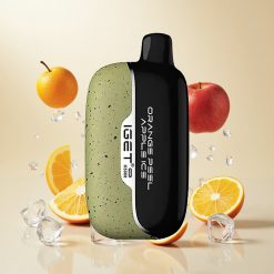 IGET Moon K5000 Puffs Engangsdamper Appelsinskall Epleis (5000 Puff, 1,35 Ohm Mesh Coil)