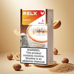 RELX Pod Pro 2 med 3% Nikotin og 600 pust – Hasselnøtt Latte