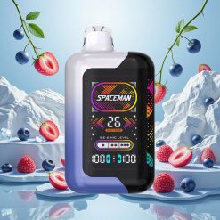 SPACEMAN SP40000 Engangs Vape Blå Bringebær Is – 40000 Pust / 20ml