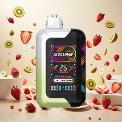 SPACEMAN SP40000 Engangs Vape Jordbær Kiwi med 40000 Puff og 20ml Kapasitet