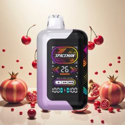 SPACEMAN SP40000 Engangs Vape med 40000 Puff og 20ml (Kirsebær Granateple)