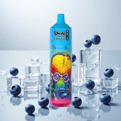 Uwin Tornado 35K Musikk Engangs Vape Blåbær på Is med 35.000 puff og 600mAh batteri