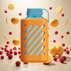 VOZOL GEAR 10000 Engangs Vape med Bringebær og Mandarin – 10000 Trekk, 30 Smaker