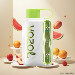 VOZOL STAR 40000 Enkeltbruk Vape Vannmelon Sur Fersken – 1000mAh Batteri – Type-C Lading