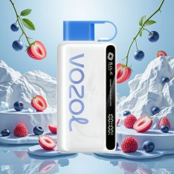VOZOL STAR 9000/12000 Engangs Vape Blå Bringebær Is med Rask Ladning og Gjenbruksplast
