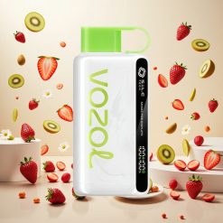 VOZOL STAR 9000/12000 Engangs Vape Jordbær Kiwi med Raskere Lading og Gjenbruksplast