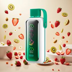 VOZOL Star 20000 Puffs Disposable Vape Jordbær Kiwi med 2,2" HD speilskjerm