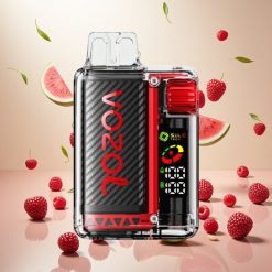 VOZOL Vista 20000 Puffs Gjenoppladbar med 650mAh Batteri og Bringebær Vannmelon