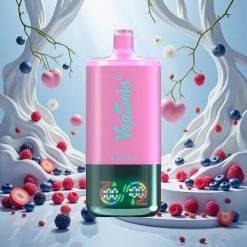 VapSolo Trippel 30000 Puffs Blåbringebær med 40ml E-væske og 3 oljetanker