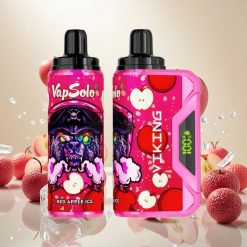 VapSolo VIKING 12000 Puffs Engangsdamp Rød Eple Is 22ml 20/50 mg/ml