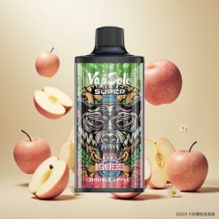 Vapsolo Super 15000 puffs Dobbel Eple – 40ml E-væske / 850mAh Batteri