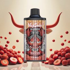 Vapsolo Super 15000 puffs Engangsdamp med 40ml e-væske og Red Bull smak